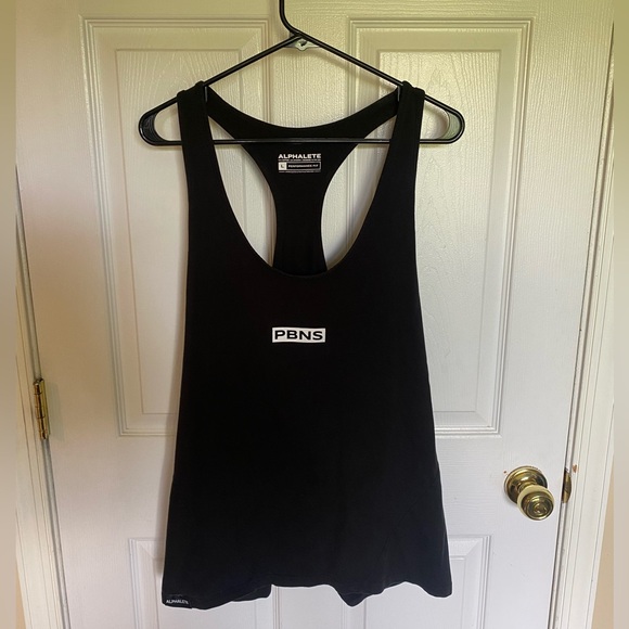 Alphalete - Proud but never satisfied stringer tank top - black - size L - Picture 1 of 1